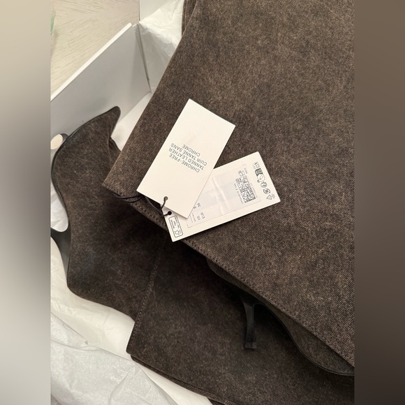 Hm Glenn martens THIGH-HIGH DENIM BOOTS 5 - Picture 9 of 9